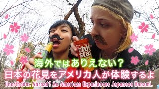 海外ではありえない？日本の花見をアメリカ人が体験します